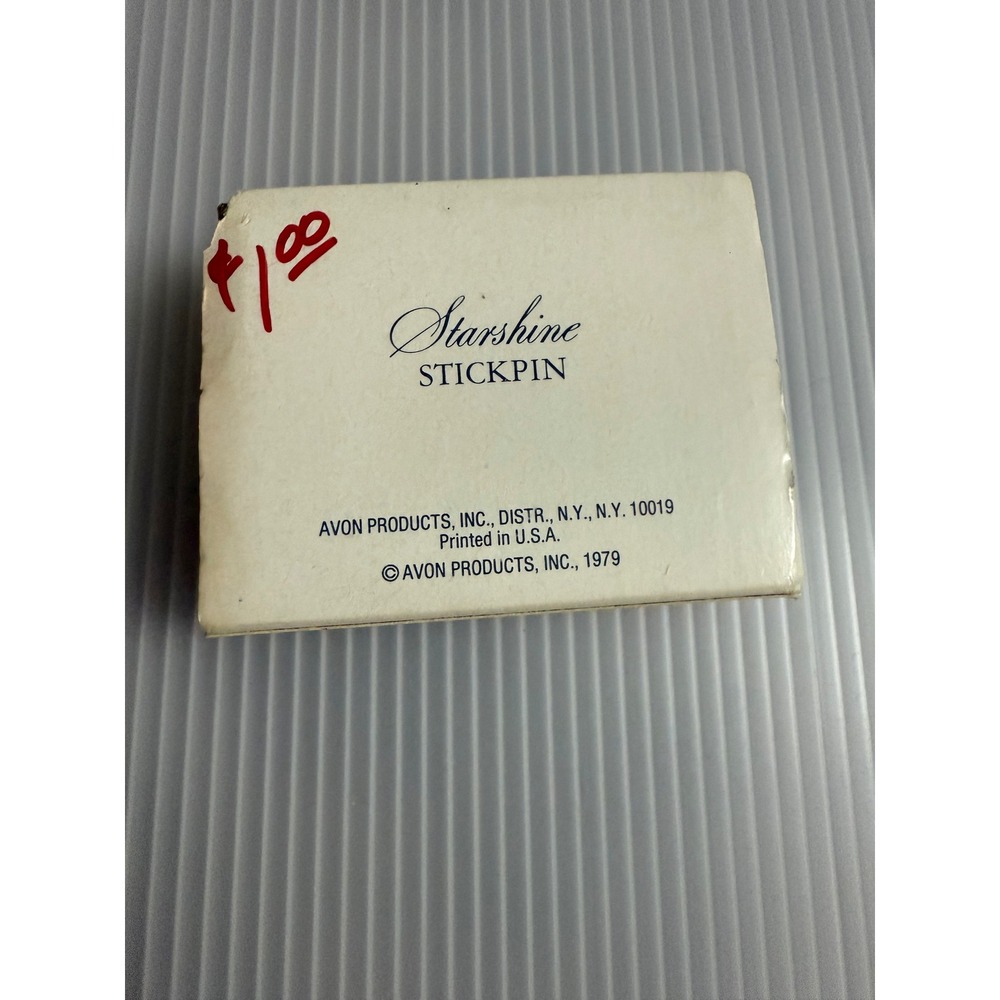 Avon Stickpin Womens OS Gold Vintage 1979 Starshine Fashion Accents Star Pin NIB - Picture 6 of 6